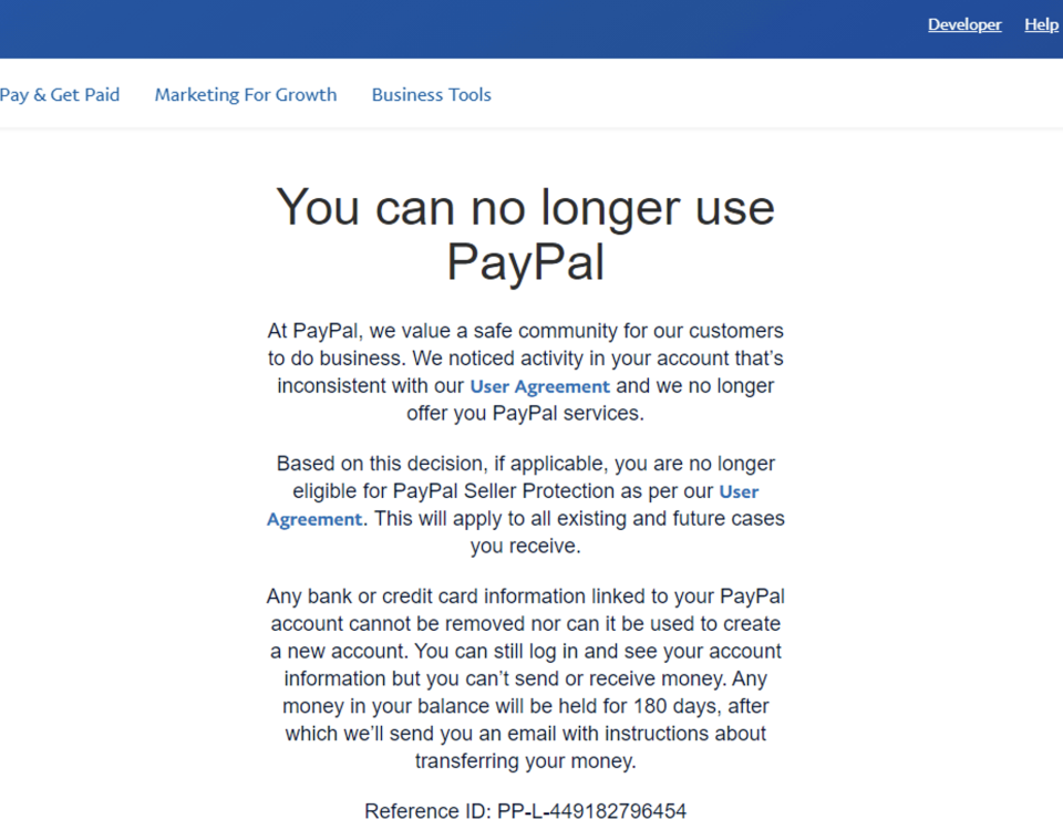 gỡ limit paypal gcamazon