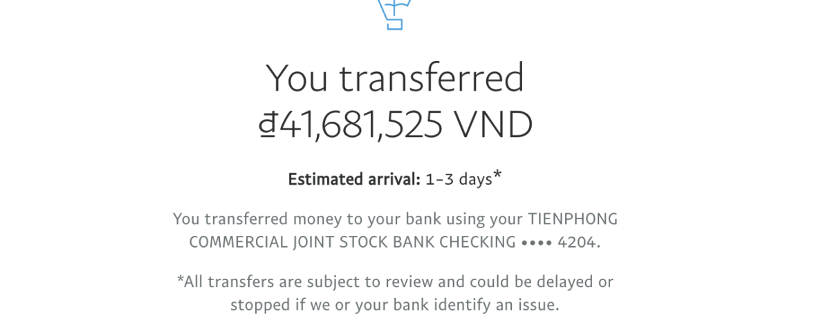HƯỚNG DẪN CHI TIẾT RÚT TIỀN TỪ PAYPAL VỀ TÀI KHOẢN NGÂN HÀNG