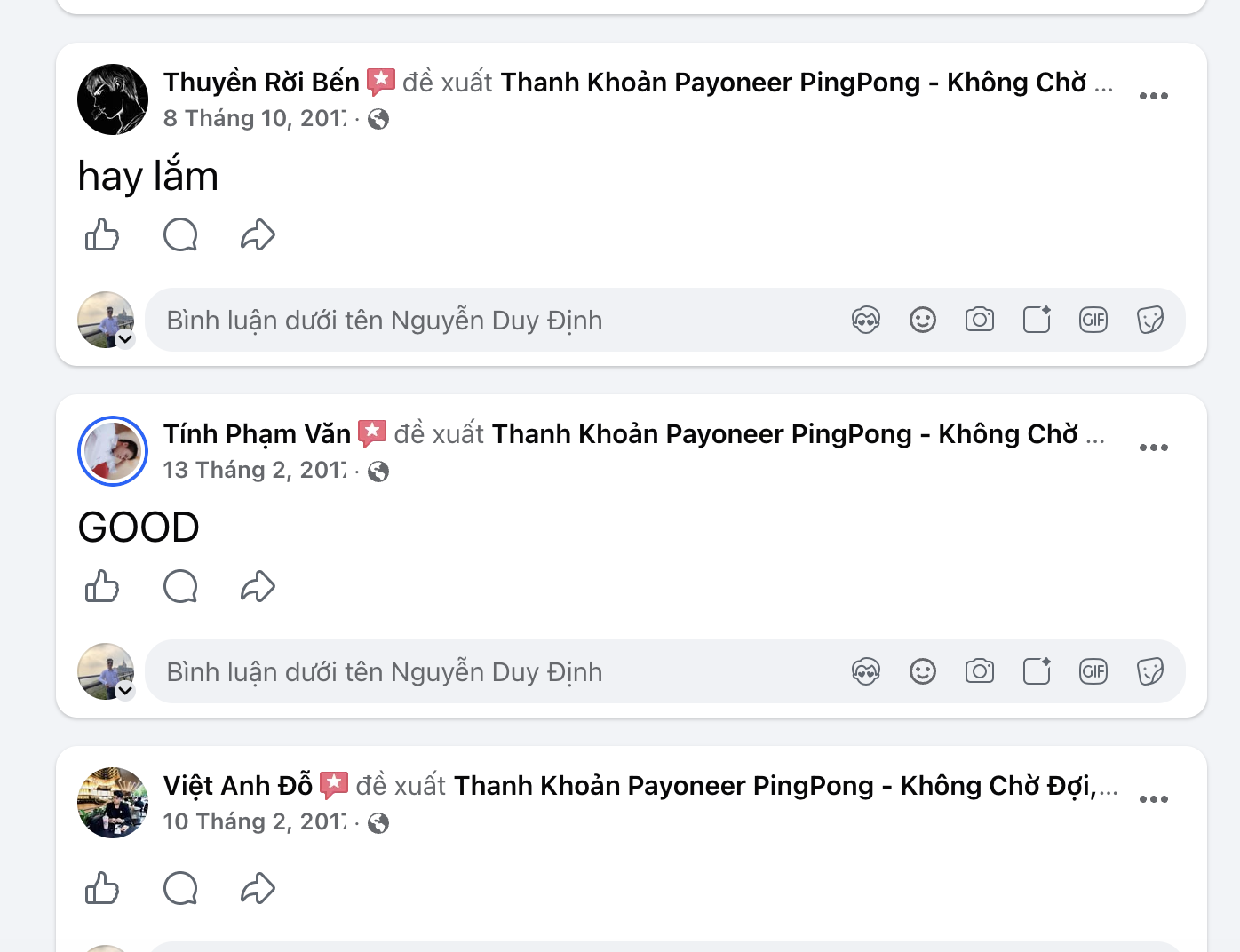 Chia sẻ tích cực của khách hàng về dịch vụ HMA